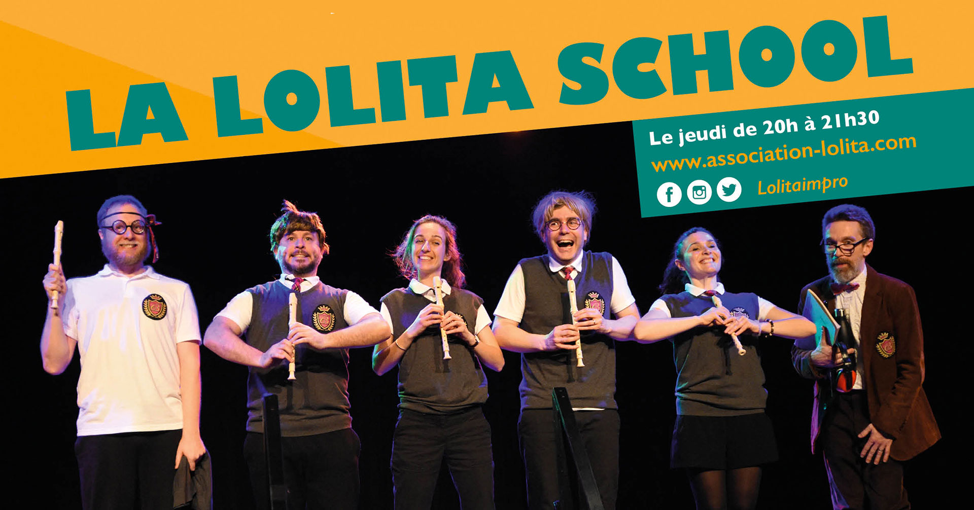 La Lolita School : ateliers d’impro adulte au CSC Fossé des Treize