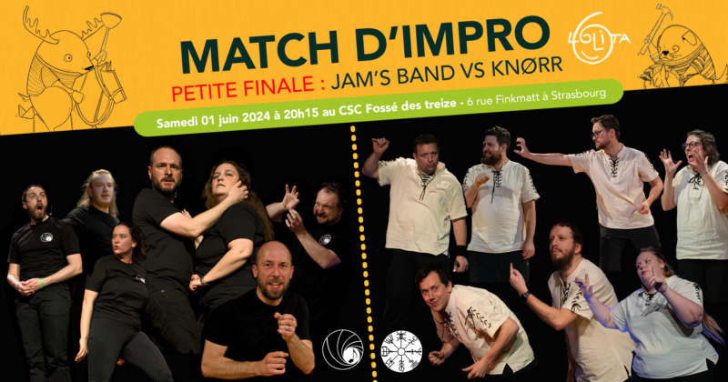 Match d’impro – petite finale : Jam’s Band vs Knørr