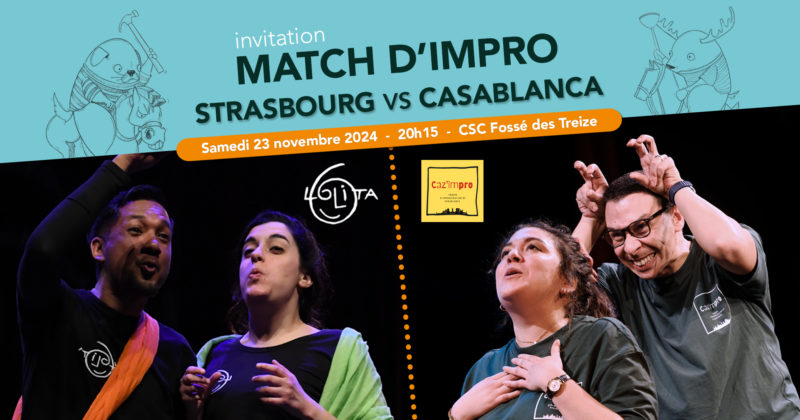 Match d’improvisation : Strasbourg VS Casablanca