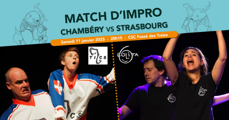 Match d’improvisation : Chambéry VS Strasbourg